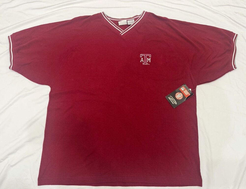 Vtg Pro Edge Texas A&M Aggies Maroon T-Shirt XL Officially Licensed *Read Desc*